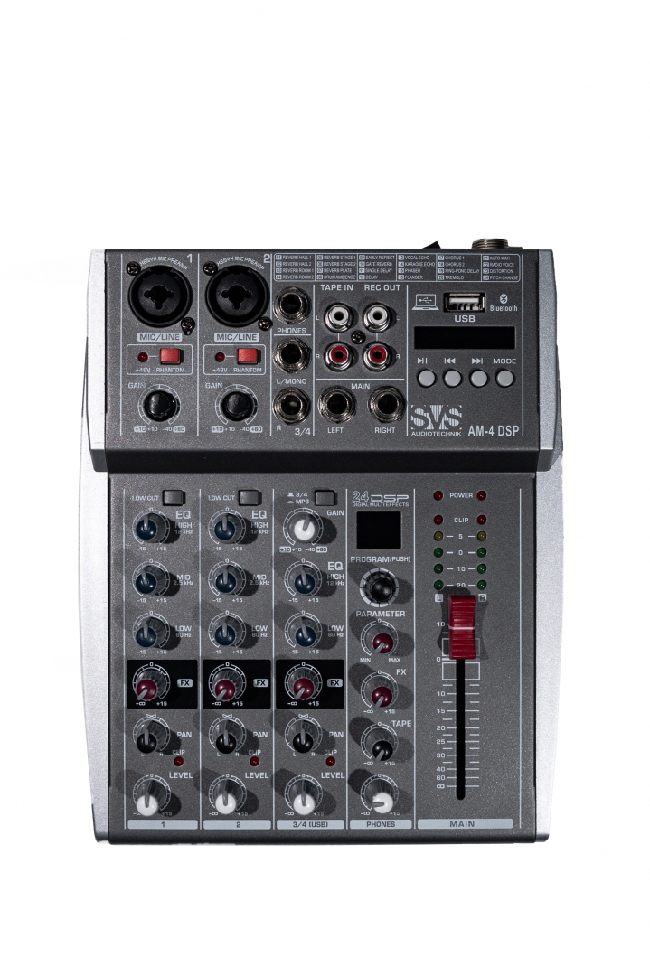 SVS Audiotechnik mixers AM-4 DSP Аналоговый микшерный пульт, 4-канала в Железнодорожном
