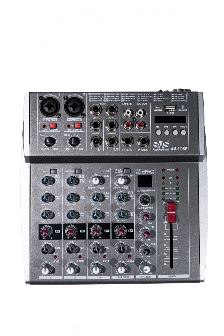 SVS Audiotechnik mixers AM-6 DSP Микшерный пульт аналоговый, 6-канальный SVS Audiotechnik mixers в Железнодорожном