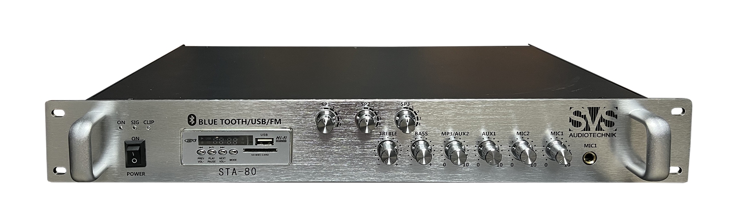SVS Audiotechnik STA-80 Микшер-усилитель для систем Public Address в Железнодорожном